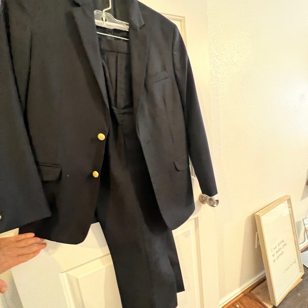 Boys navy suit